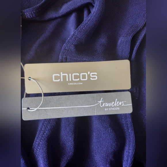 NWT Travelers by Chico's Purple Sleeveless Blouse Size 3X - Picture 4 of 4
